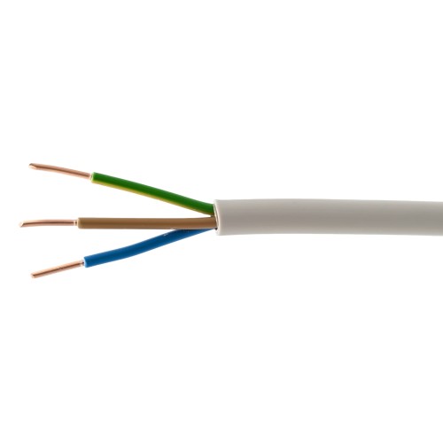 Grundmaterial Textilkabel NYM-J 3x2,5 Grundmaterial Textilkabel NYM-J 3x2,5