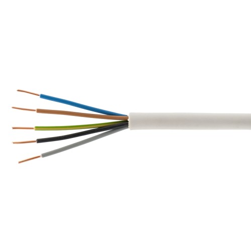 Grundmaterial Textilkabel NYM-J 5x1,5 Grundmaterial Textilkabel NYM-J 5x1,5