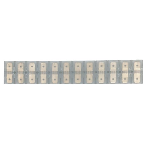 Verbinderleiste für Flachsteckhülsen 6,3mm