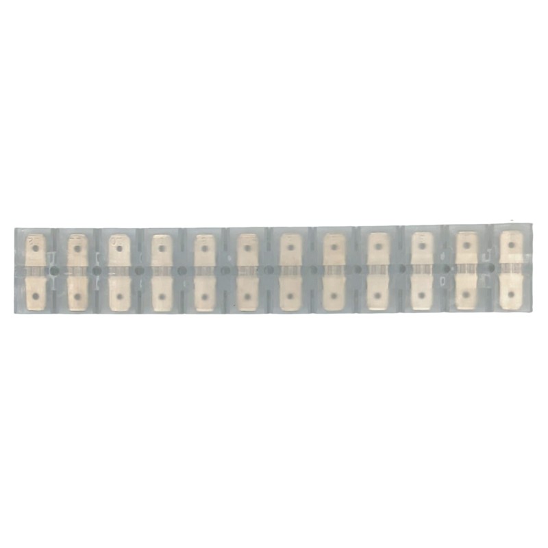 Verbinderleiste für Flachsteckhülsen 6,3mm Verbinderleiste für Flachsteckhülsen 6,3mm