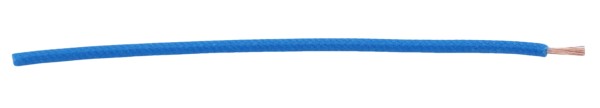 Fahrzeugleitung textilumflochten 1,0qmm blau