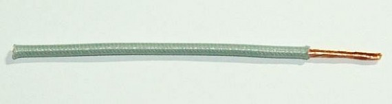 Textilumflochtene FLRY-Ltg. 2,5 qmm grau
