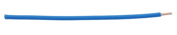 Fahrzeugleitung textilumflochten 1,5qmm blau