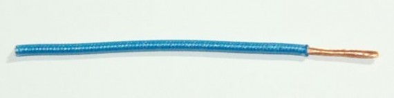 Textil Fahrzeugkabel 2,5 qmm blau