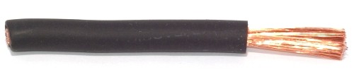 Gummiisolierte Batterieleitung 16,0qmm schwarz